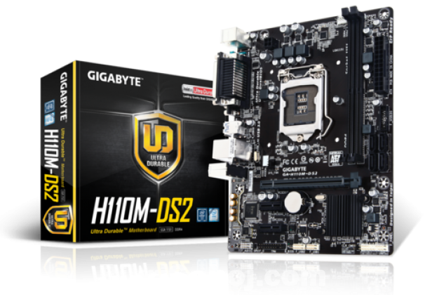 Gigabyte Genuine GA-H110M-DS2 Micro ATX Motherboard